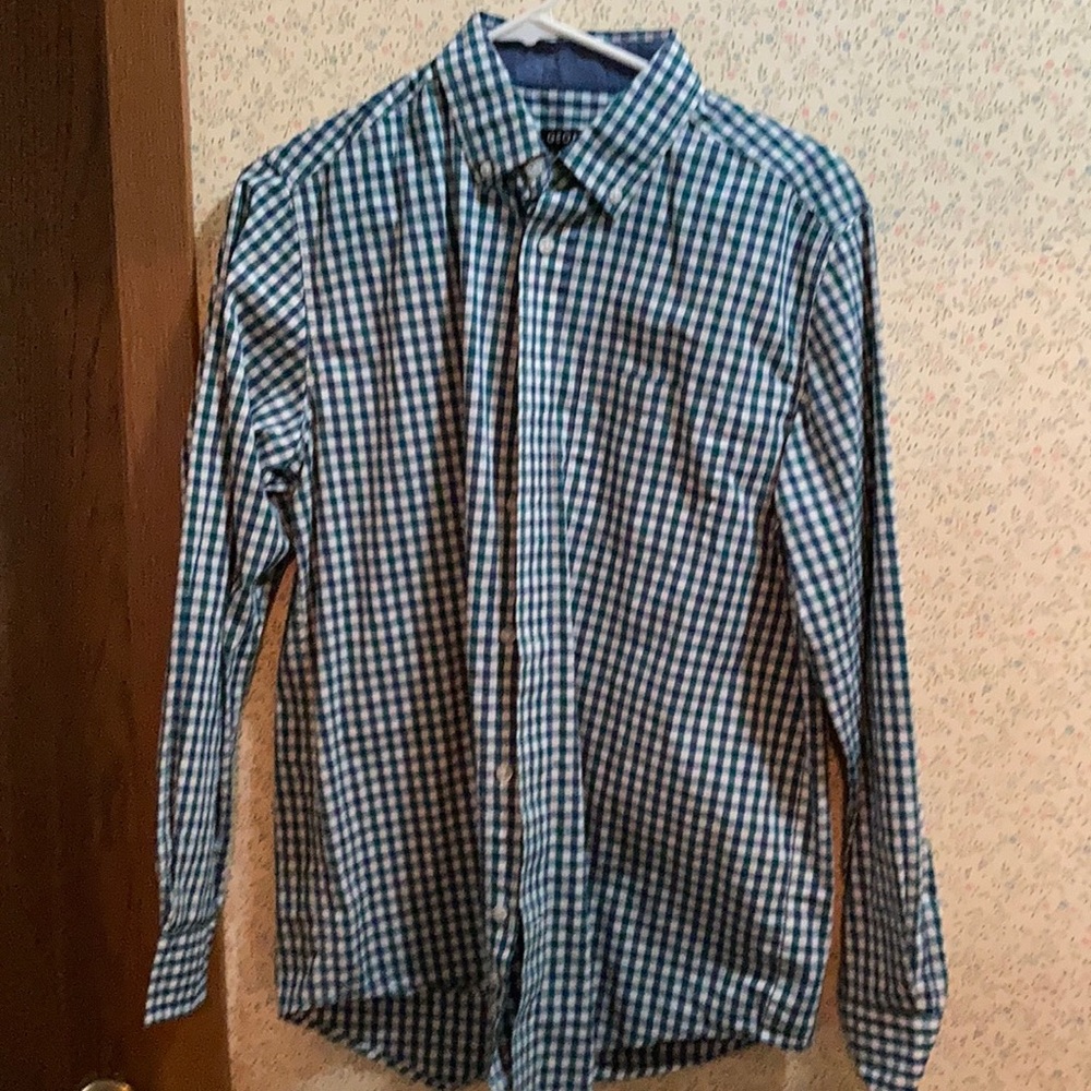 Nice, new button down shirt.